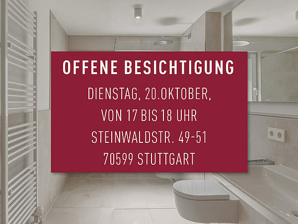 OFFENE BESICHTIGUNG I Di., 20.10. I 17-18 UHR - Wohnen mit Ausblick: Gro&szlig;z&uuml;giger Grundriss und sonniger Balkon