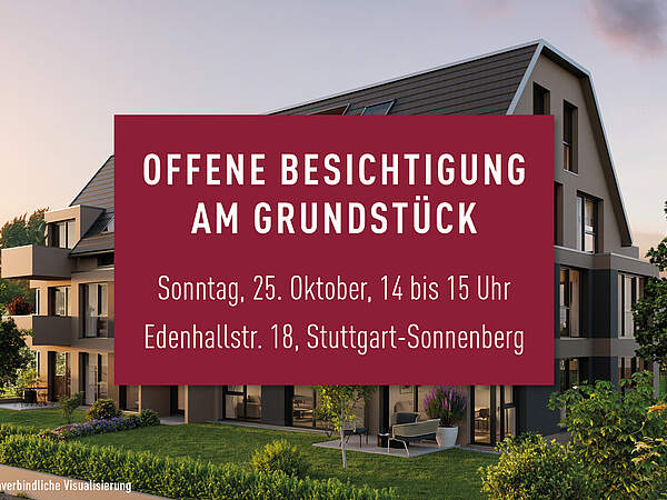 OFFENE BESICHTIGUNG AM GRUNDST&Uuml;CK I Sonntag, 25.10. I 14-15 UHR - Wohnen als Familie: Nachhaltigkeit, durchdachter Grundriss und zwei Terrassen